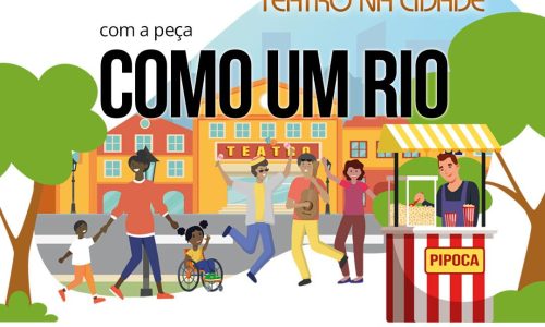 Arte para divulgação - Como um rio - Marina Franco