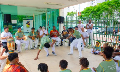 Divulgação oficina de Capoeira. Créditos Francielle Arantes (FCJ)