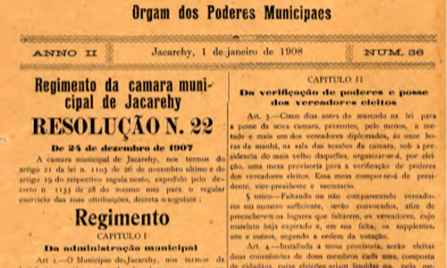 O MUNICIPIO DE JACAREHY N 36.1