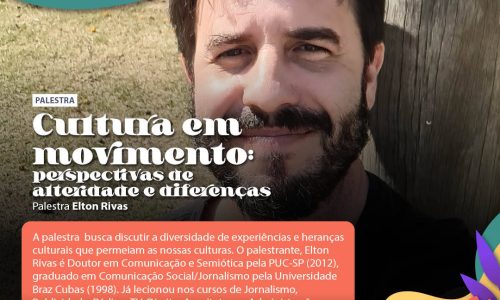 Palestra Cultura em Movimento, Elton Rivas